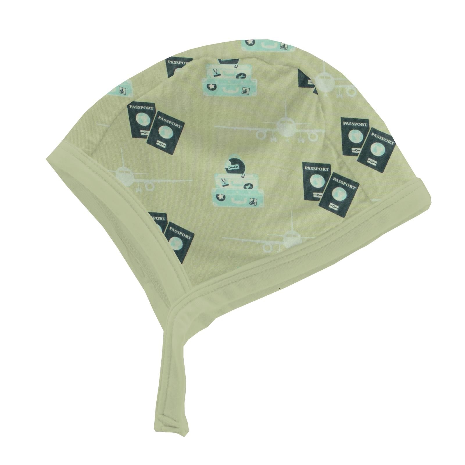 Print Aviator Hat in Field Green Travel Guide