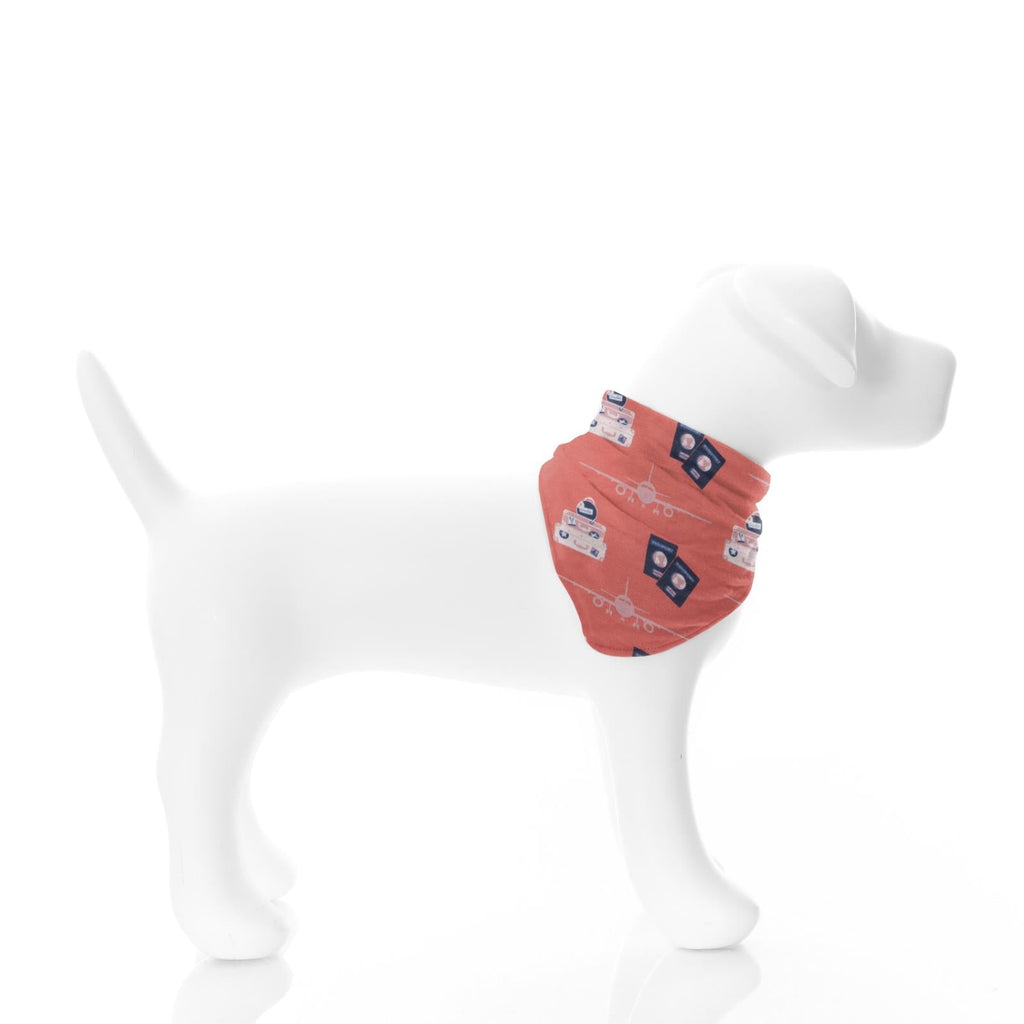 Print Dog Bandana in English Rose Travel Guide