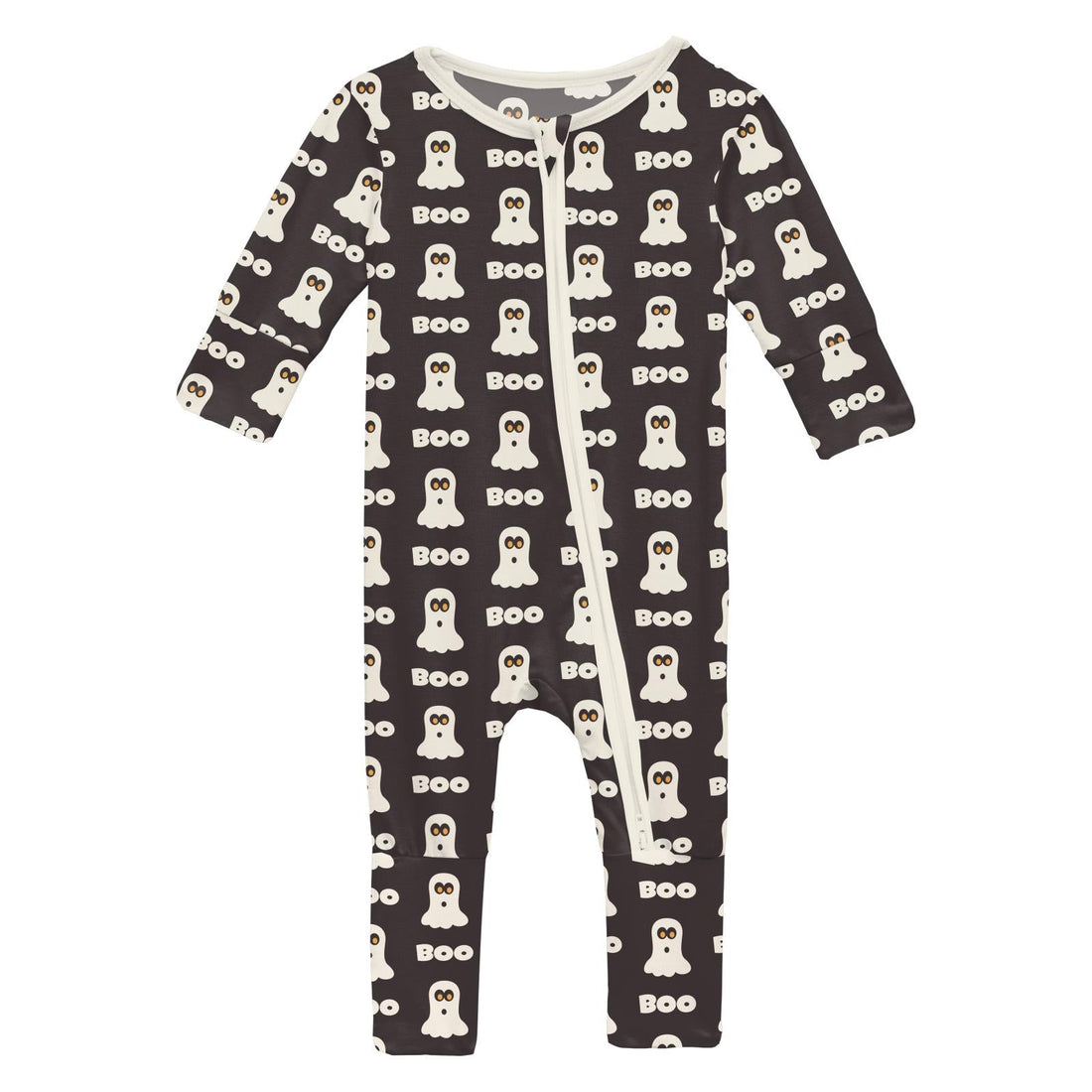 Print Convertible Coverall in Midnight Boo