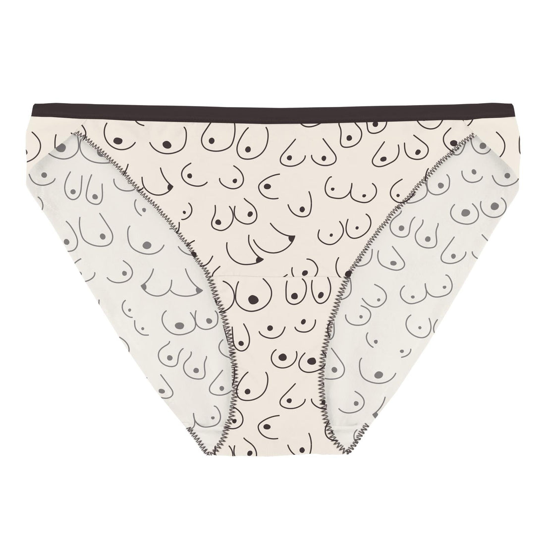 Women's Breast Cancer Awareness Print Bikini Briefs - Image 2