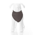 Print Dog Bandana in Midnight Tiny Snowflakes