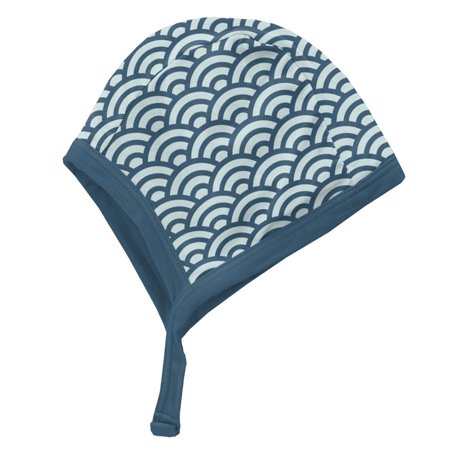 Print Aviator Hat in Fresh Air Waves