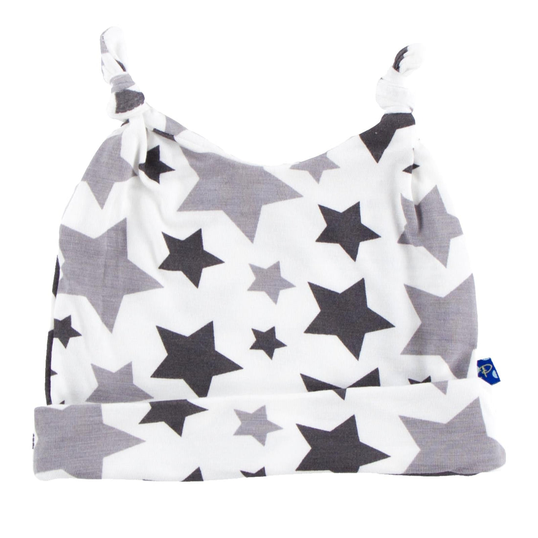 Print Double Knot Hat in Feather/Rain Stars