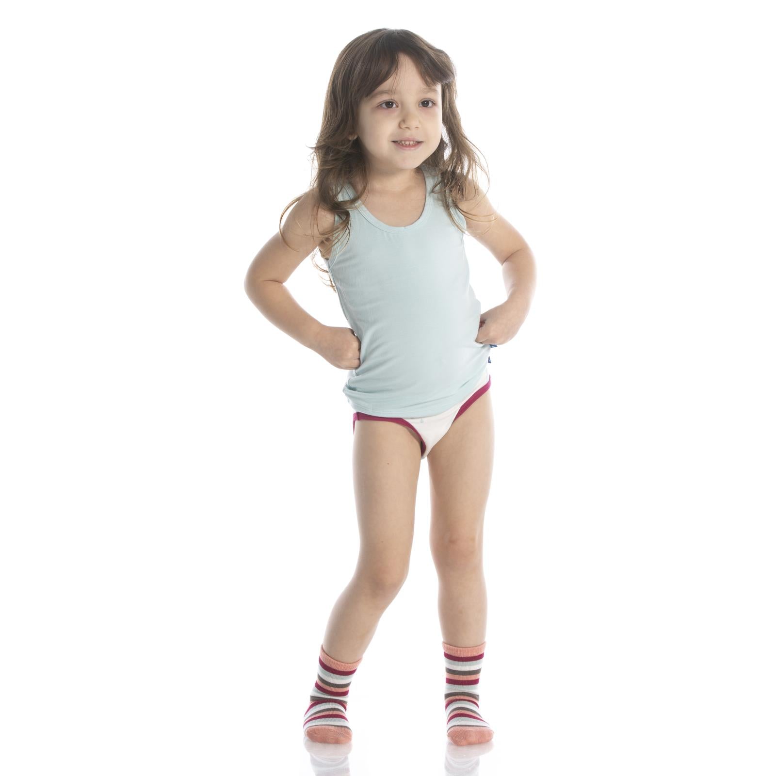 Socks (Set of 3) in Blush, Geology Stripe and Natural