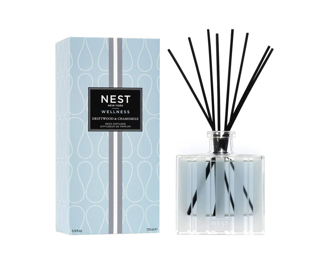 Driftwood & Chamomile Reed Diffuser - Coastal Minimalist Decor