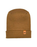 HAAKWEAR H-Stitch Cuffed Beanie - Patented Design, Made in USA - Camel Brown