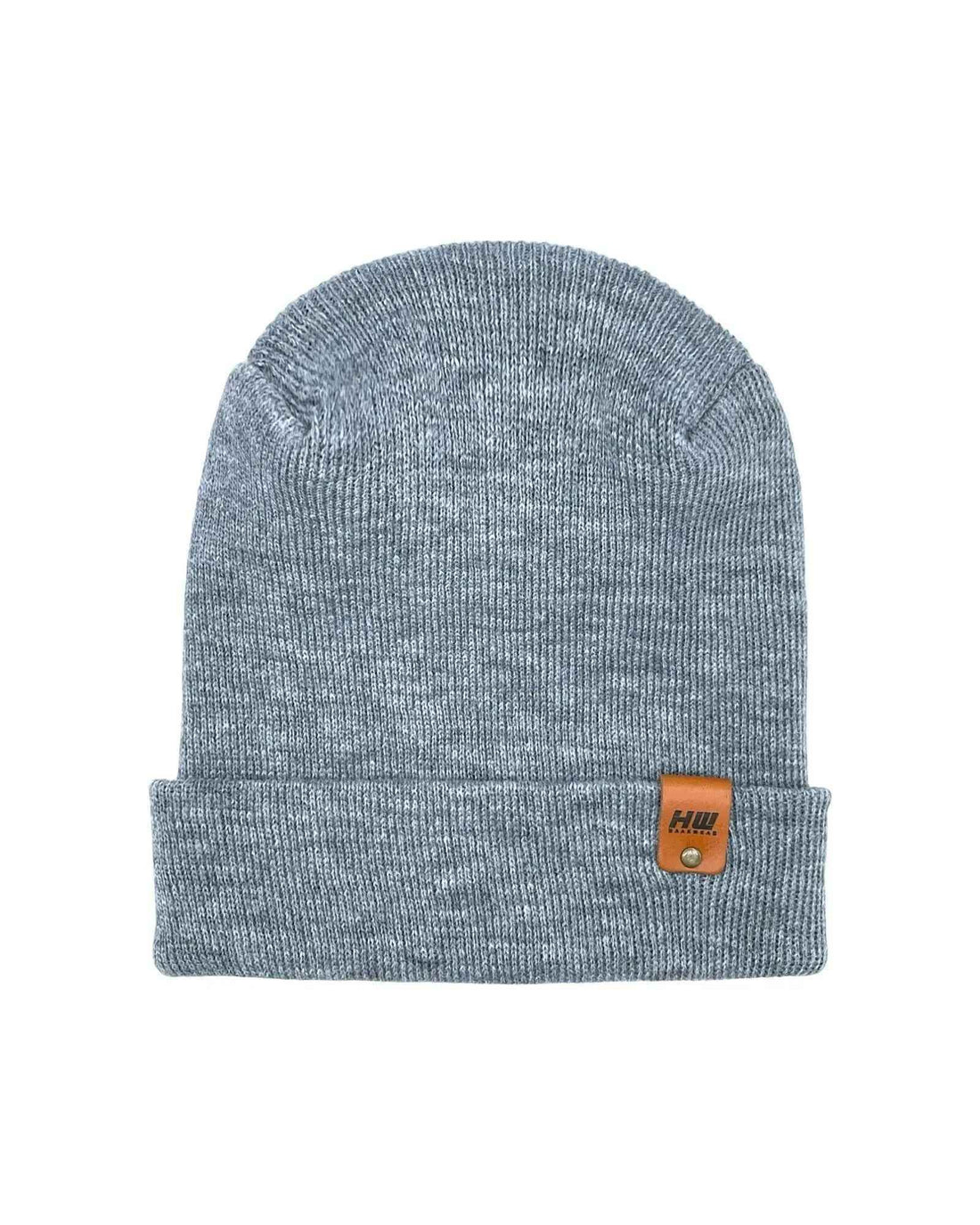 HAAKWEAR H-Stitch Cuffed Beanie - NEW Designed and Made in USA (Patented) - Koala Gray