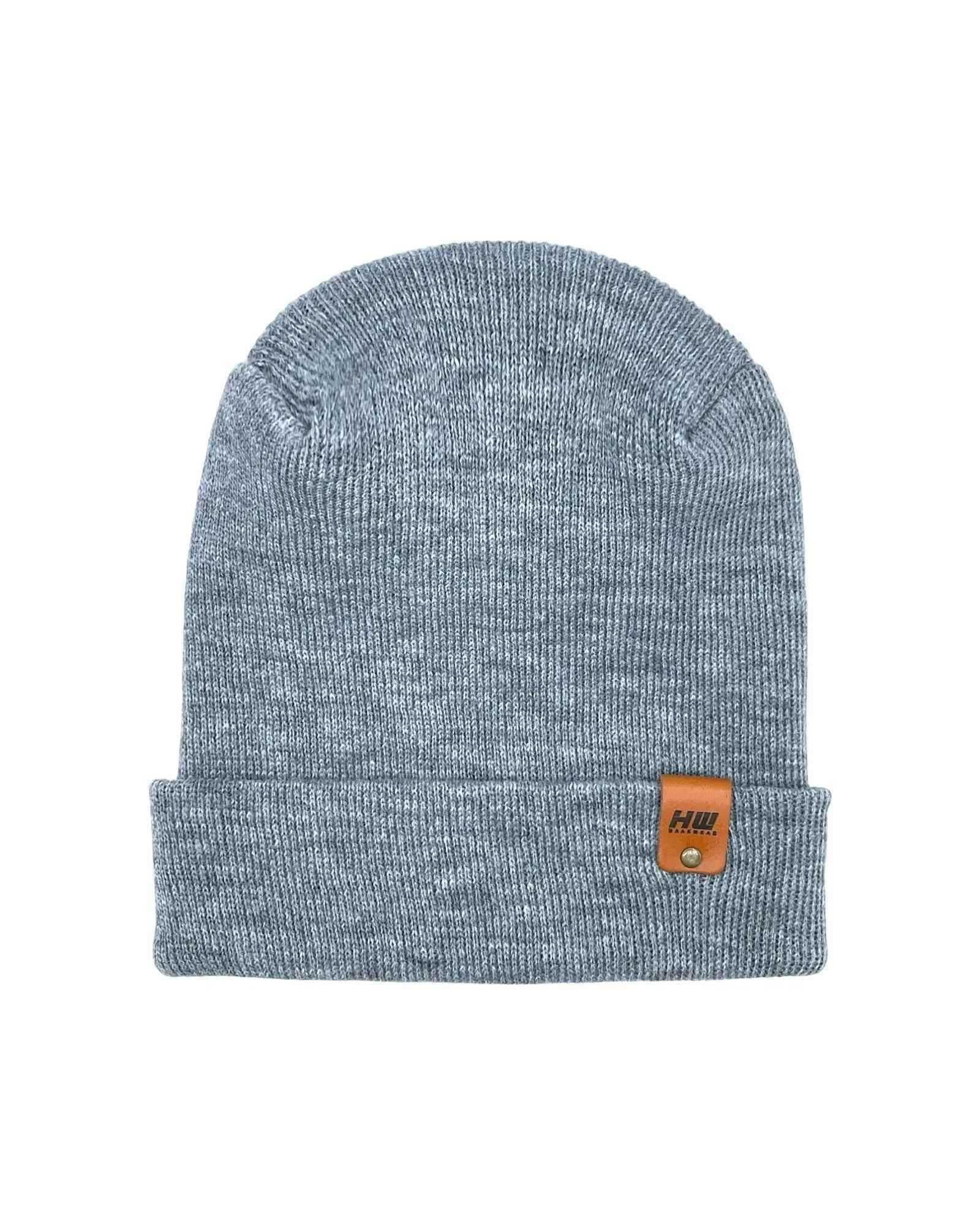 HAAKWEAR H-Stitch Cuffed Beanie - NEW Designed and Made in USA (Patented) - Koala Gray