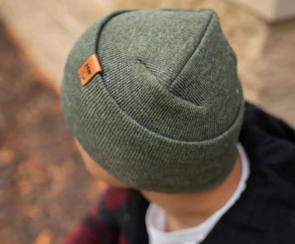 HAAKWEAR H-Stitch Cuffed Beanie - NEW Designed and Made in USA (Patented Design)