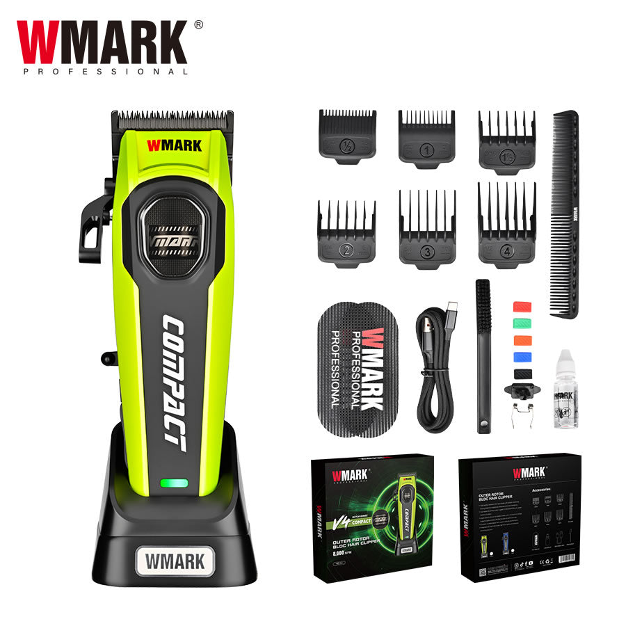 WMARK COMPACT BLDC MOTOR CLIPPER - GREEN (#NG-V4)