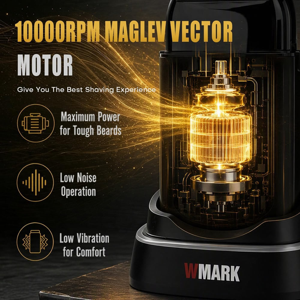WMARK VECTOR MOTOR SHAVER - BLACK (#NG-XS1)