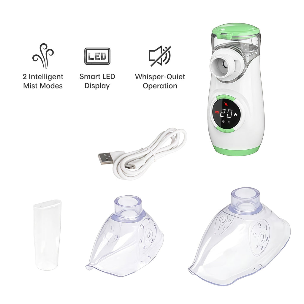 Mesh Nebulizer with Baby Nasal Aspirator – Complete Breathing & Relief Kit