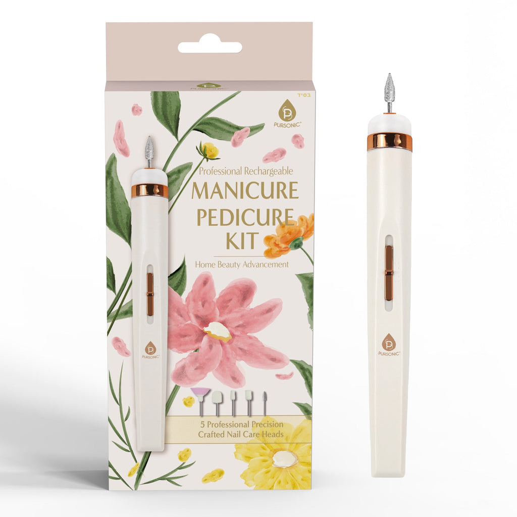 The Ultimate Beauty Toolkit: Professional Manicure & Pedicure Kit, Heated Eyelash Curler with Comb