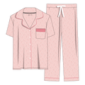 Nora Flamingos Bamboo Women's Lounge Set (Pre-Order)