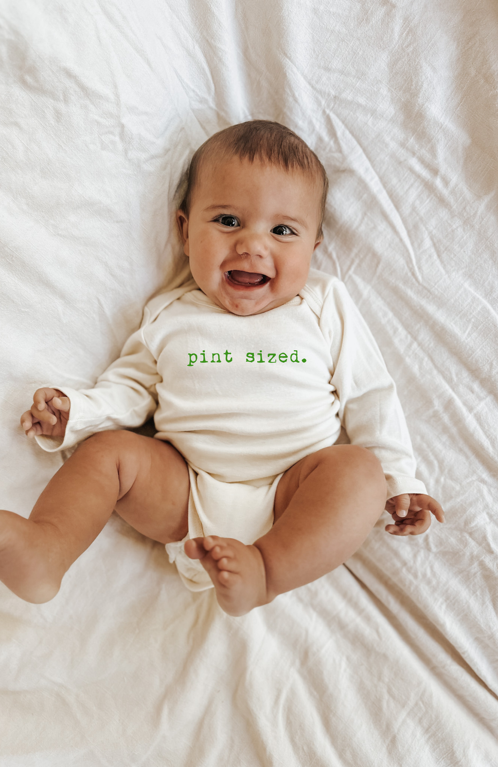 Pint Sized Organic Baby Bodysuit Long Sleeve