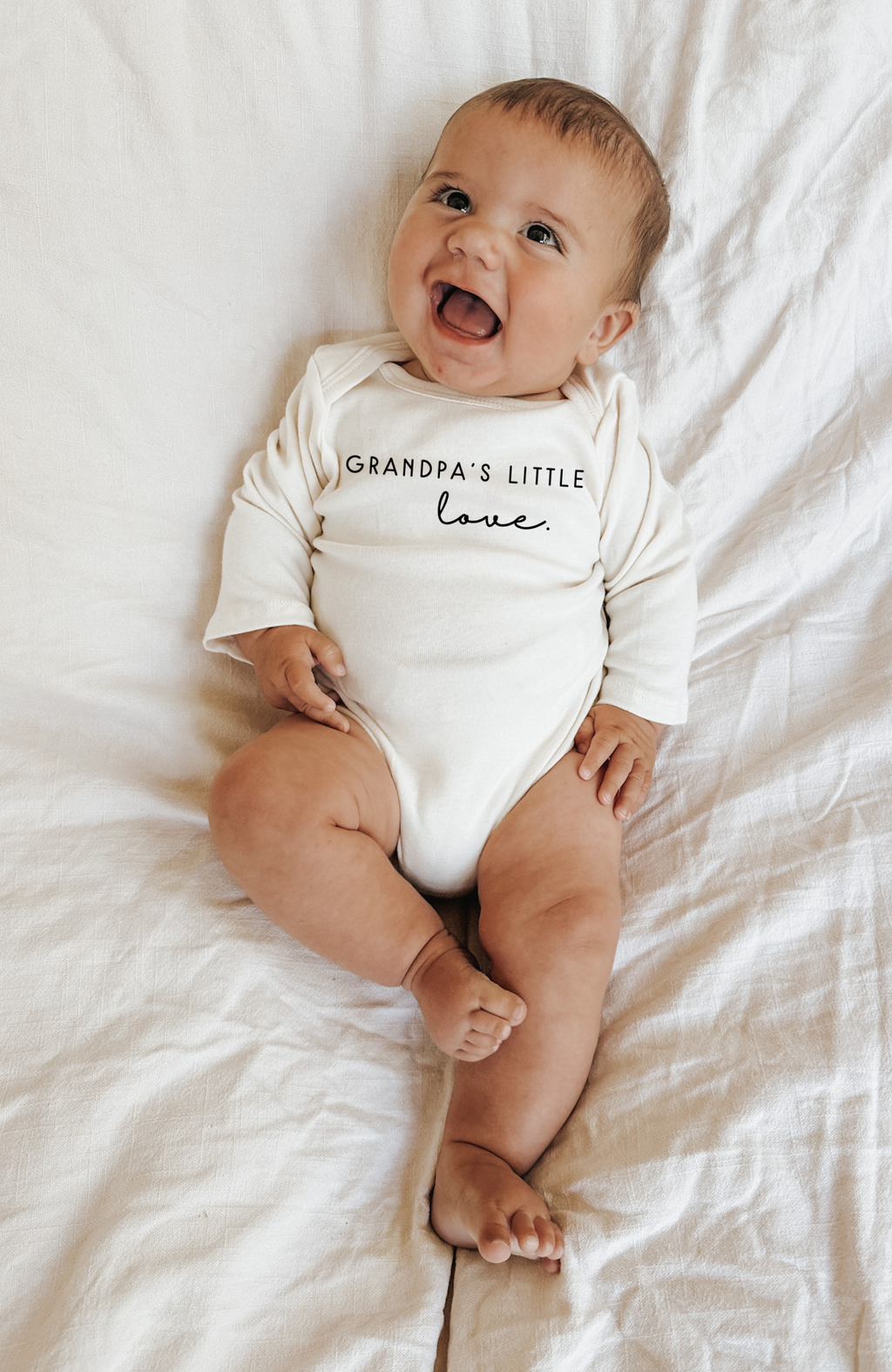 Grandpa's Little Love Organic Bodysuit Long Sleeve
