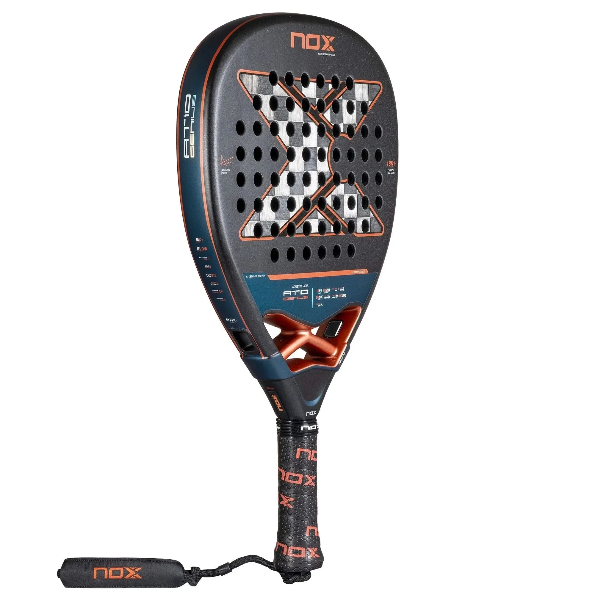 Nox AT10 Genius Attack 18K  Agustin Tapia Padel Racket 2025