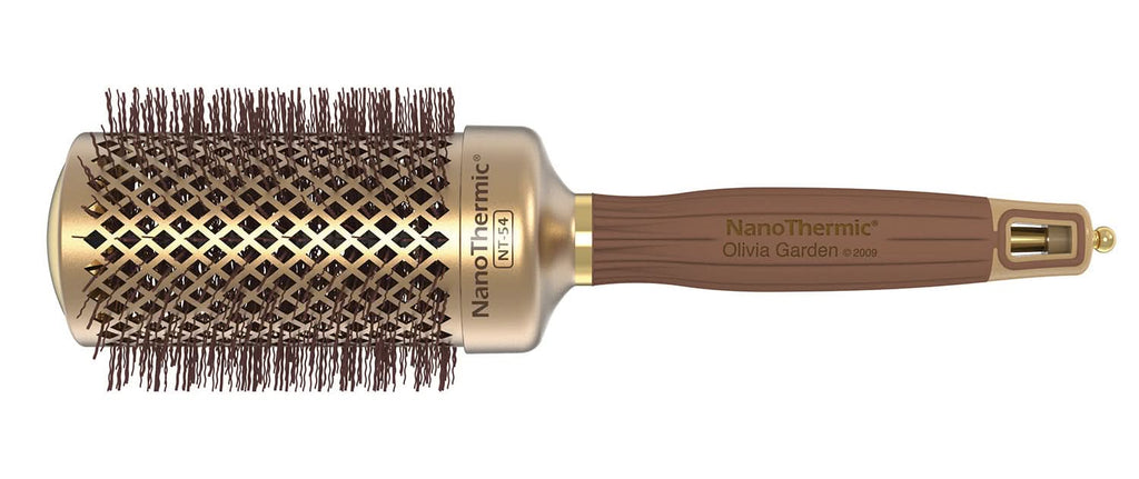 Olivia Garden NanoThermic Round Thermal Hair Brush with ceramic coated barrel