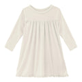 Long Sleeve Swing Dress in Natural