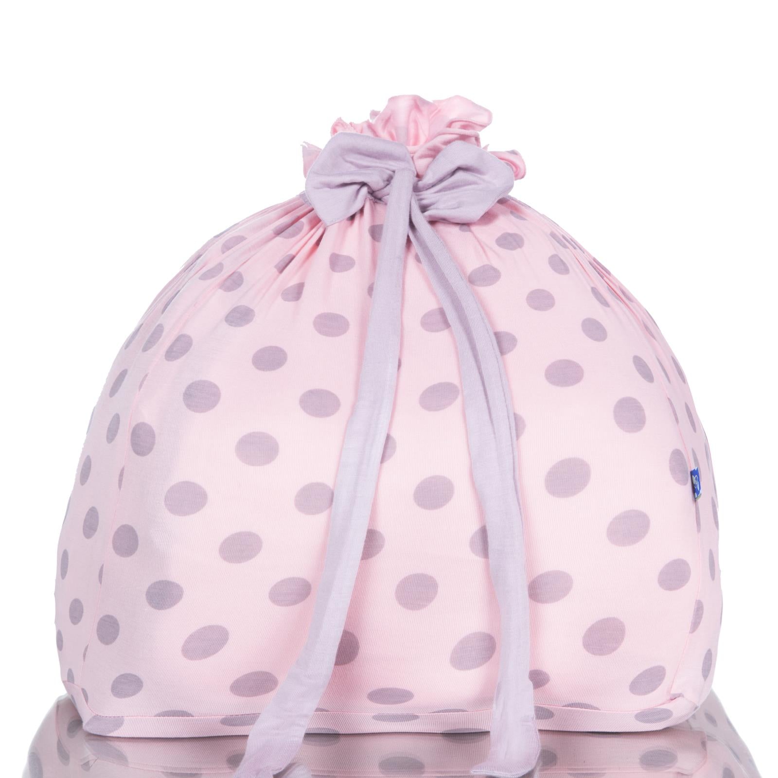 Large Overnight Bag in Lotus with Feather Dot