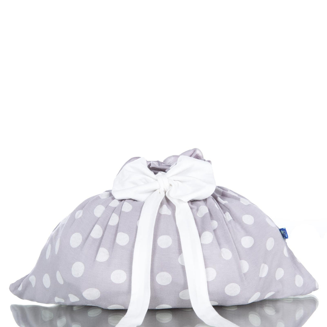 Small Overnight Bag in Feather with Natural Dot