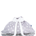 Small Overnight Bag in Feather with Natural Dot