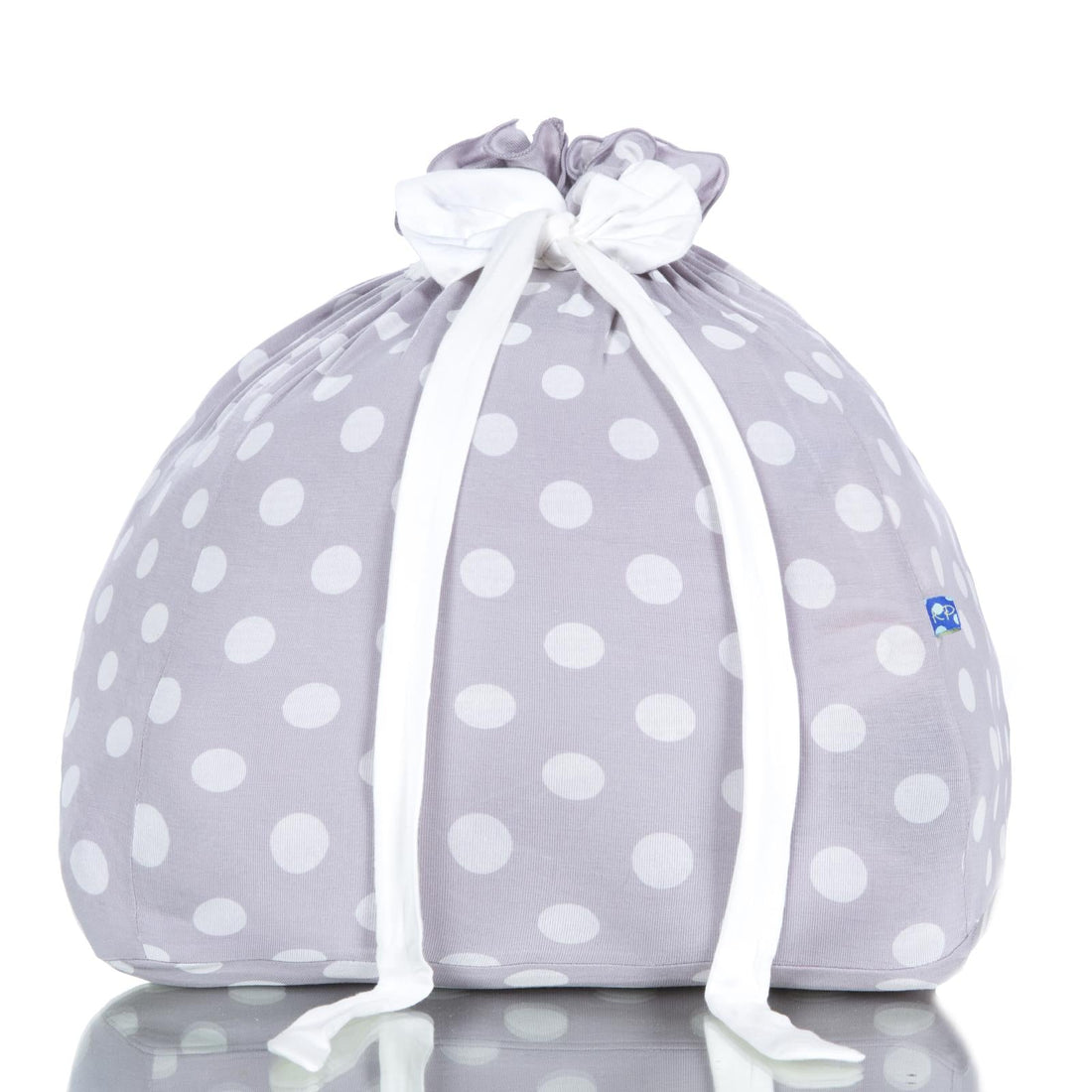 Large Overnight Bag in Feather with Natural Dot