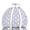 Large Overnight Bag in Feather with Natural Dot