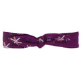 Print Bow Headband in Melody Snow