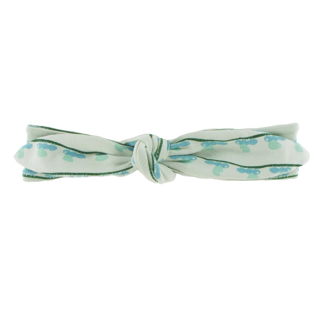 Print Bow Headband in Aloe Ants