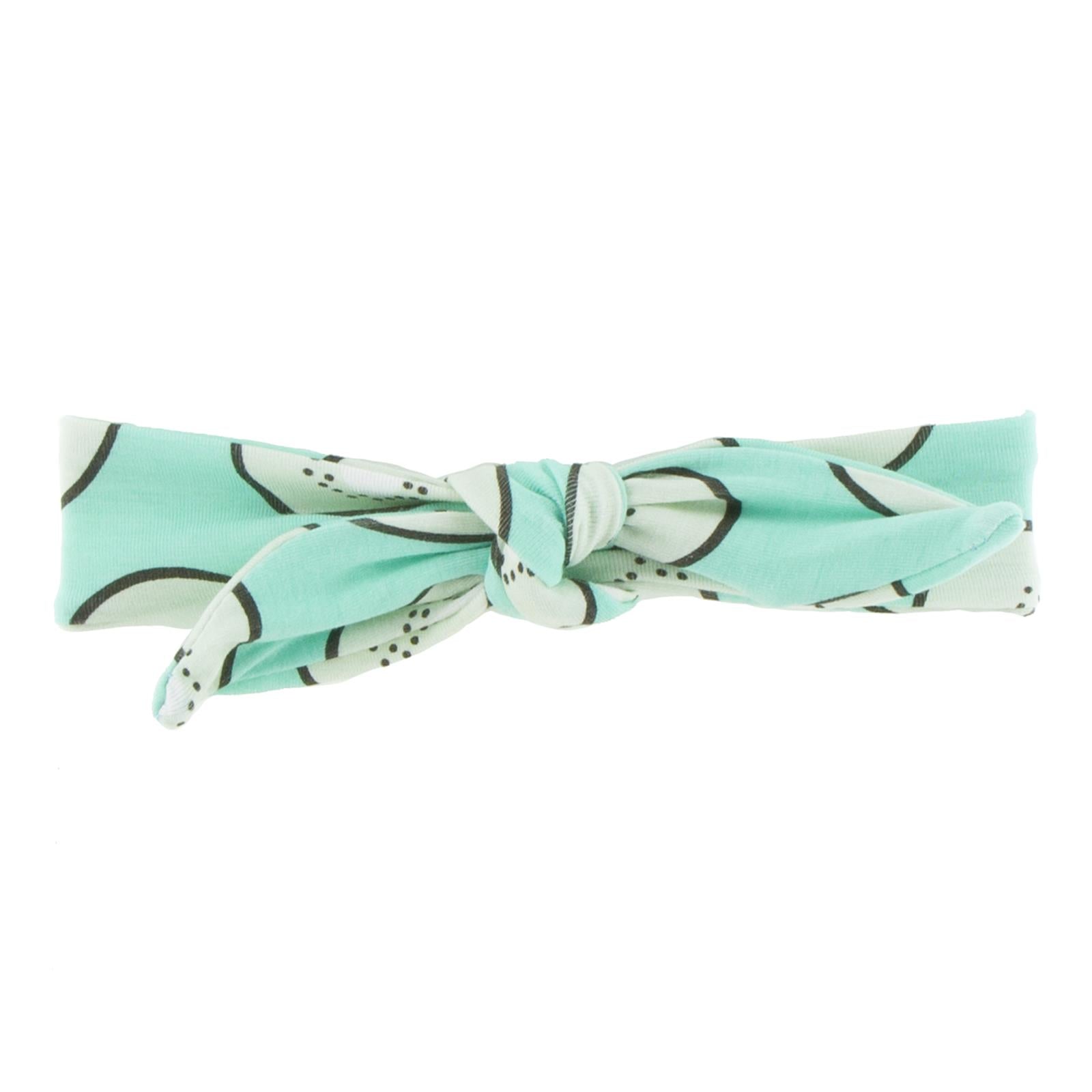 Print Bow Headband in Kiwi