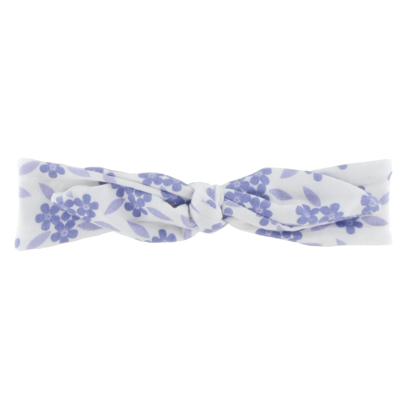 Print Bow Headband in Forget Me Not Floral