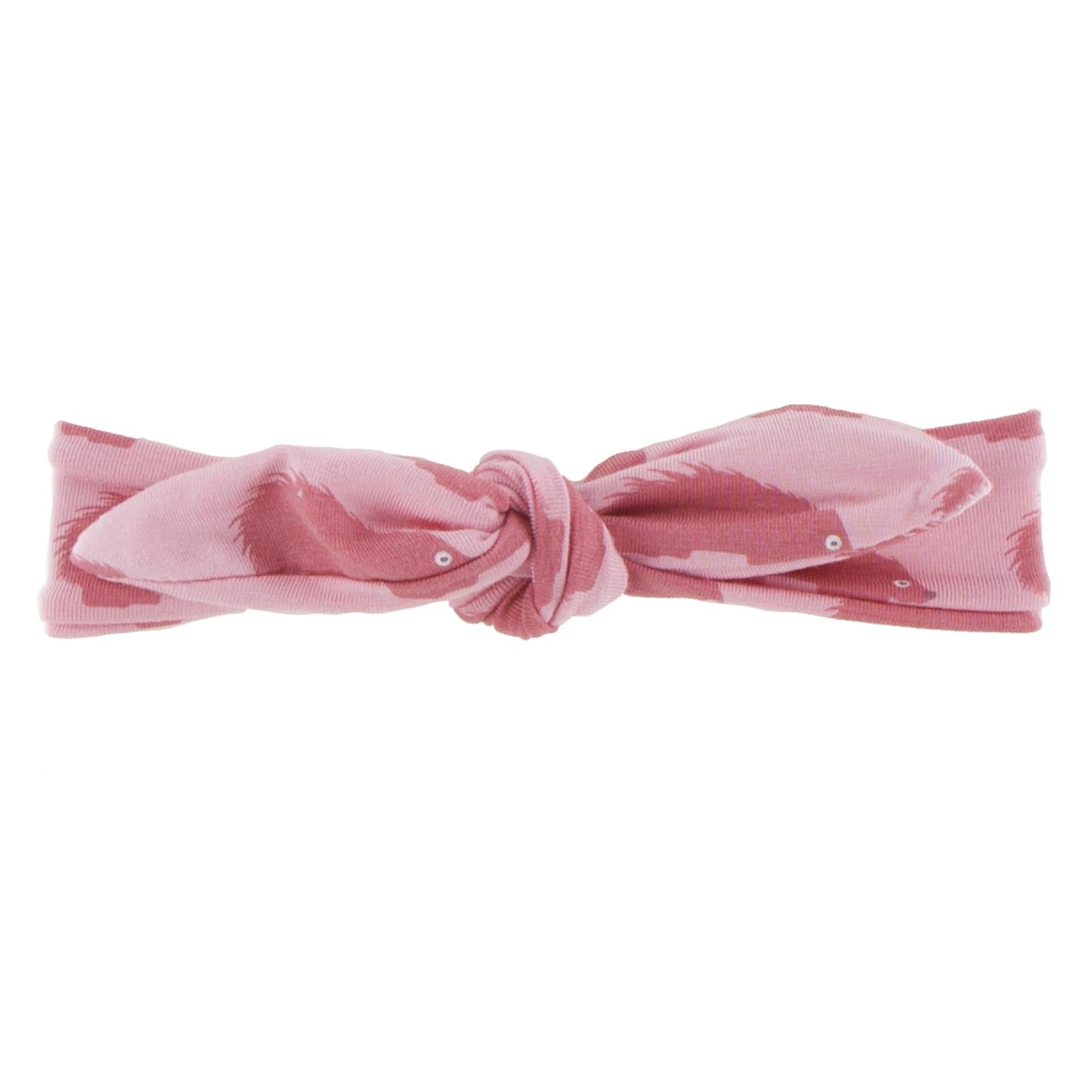 Print Bow Headband in Lotus Porcupine