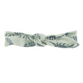 Print Bow Headband in Aloe Armadillo
