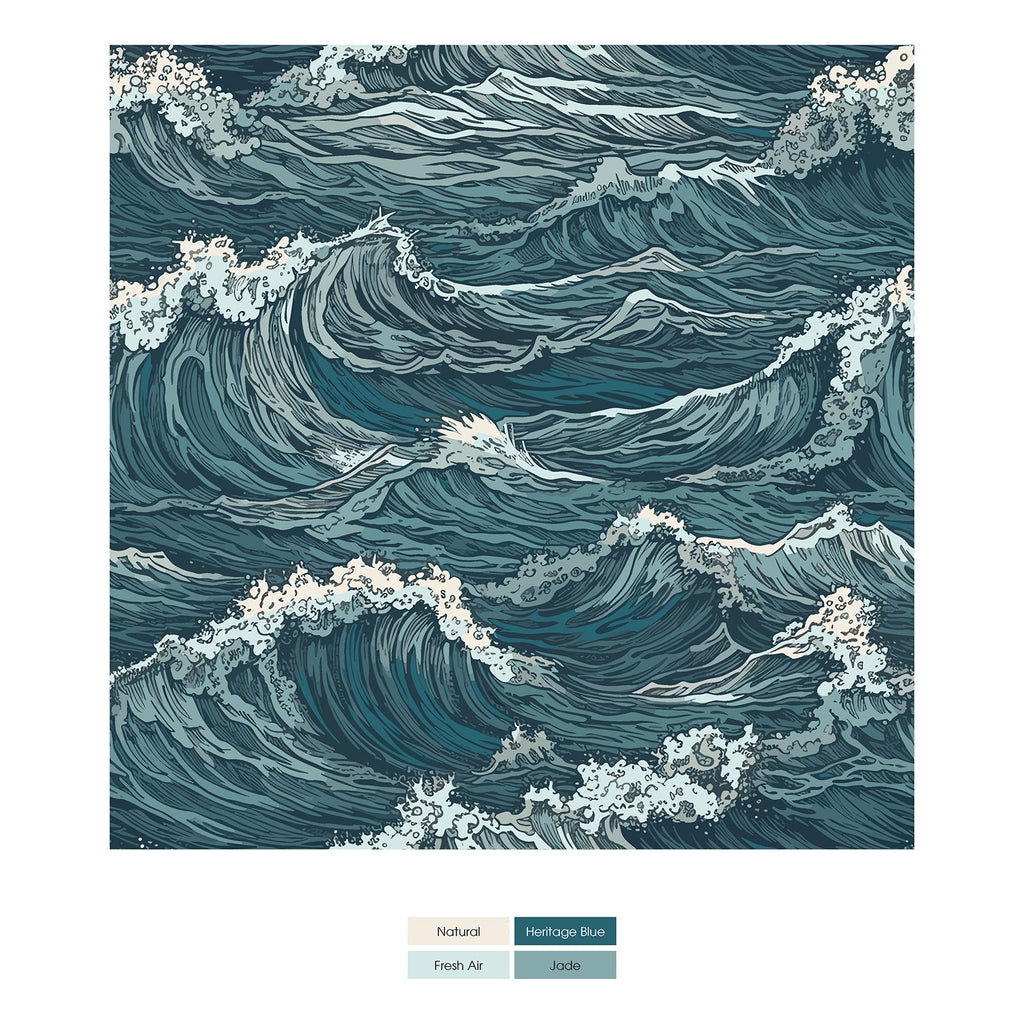 Print Finn Zip Tank Romper in Oceanic