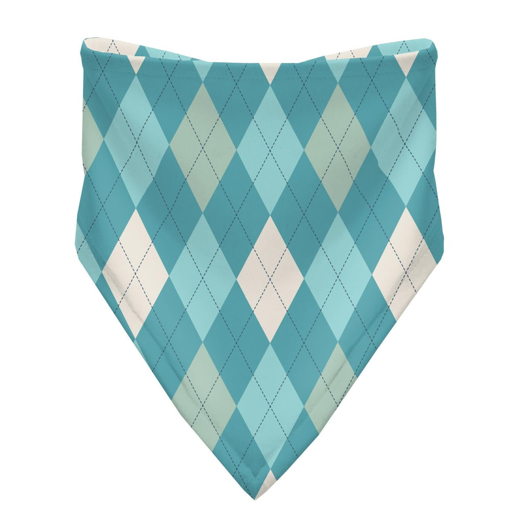 Print Bandana Bib Set of 3 in Midnight Comic Onomatopoeia , Glacier Argyle & Jailhouse Rock Stripe