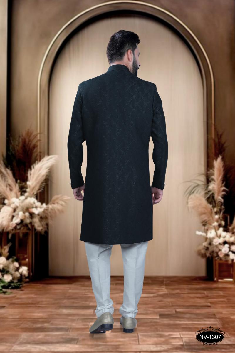Boys Traditional Green Kurta with Pyjama Indo-Western Set