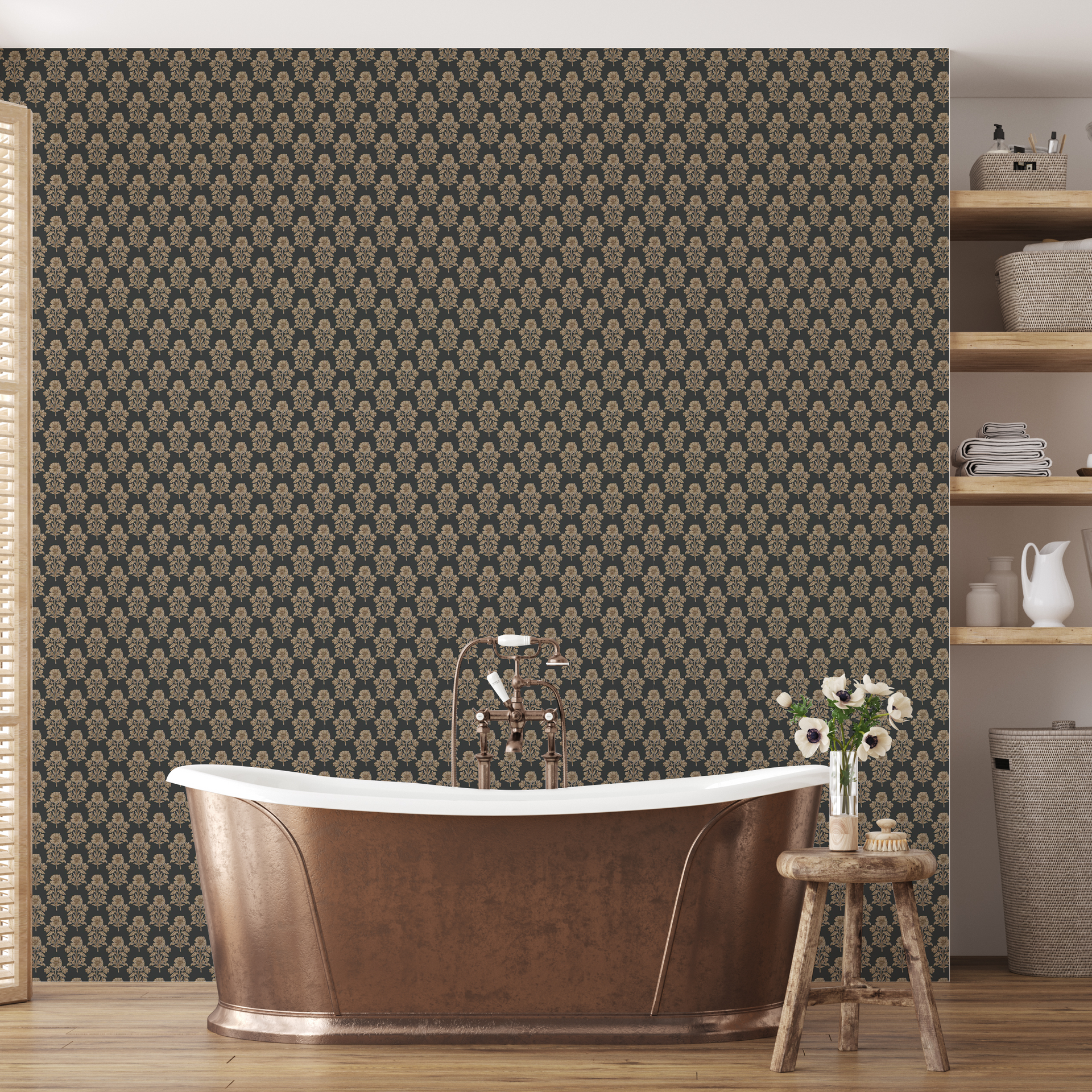 Jones Removable Peel and Stick Wallpaper by Taddy Mikelaites