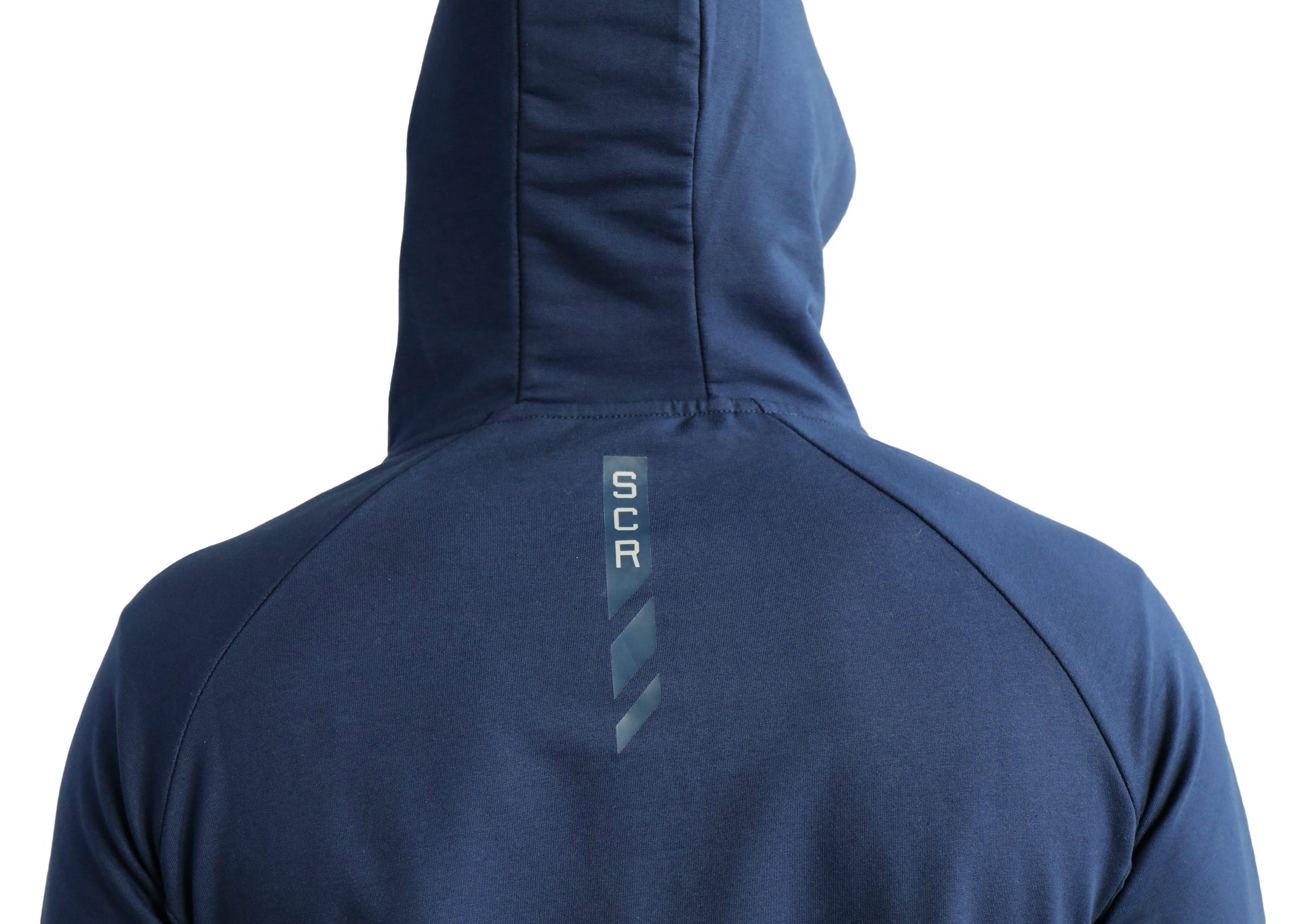 Mens Slim Fit Full-Zip Hooded Sweatshirt in Heather Grey - Image 19
