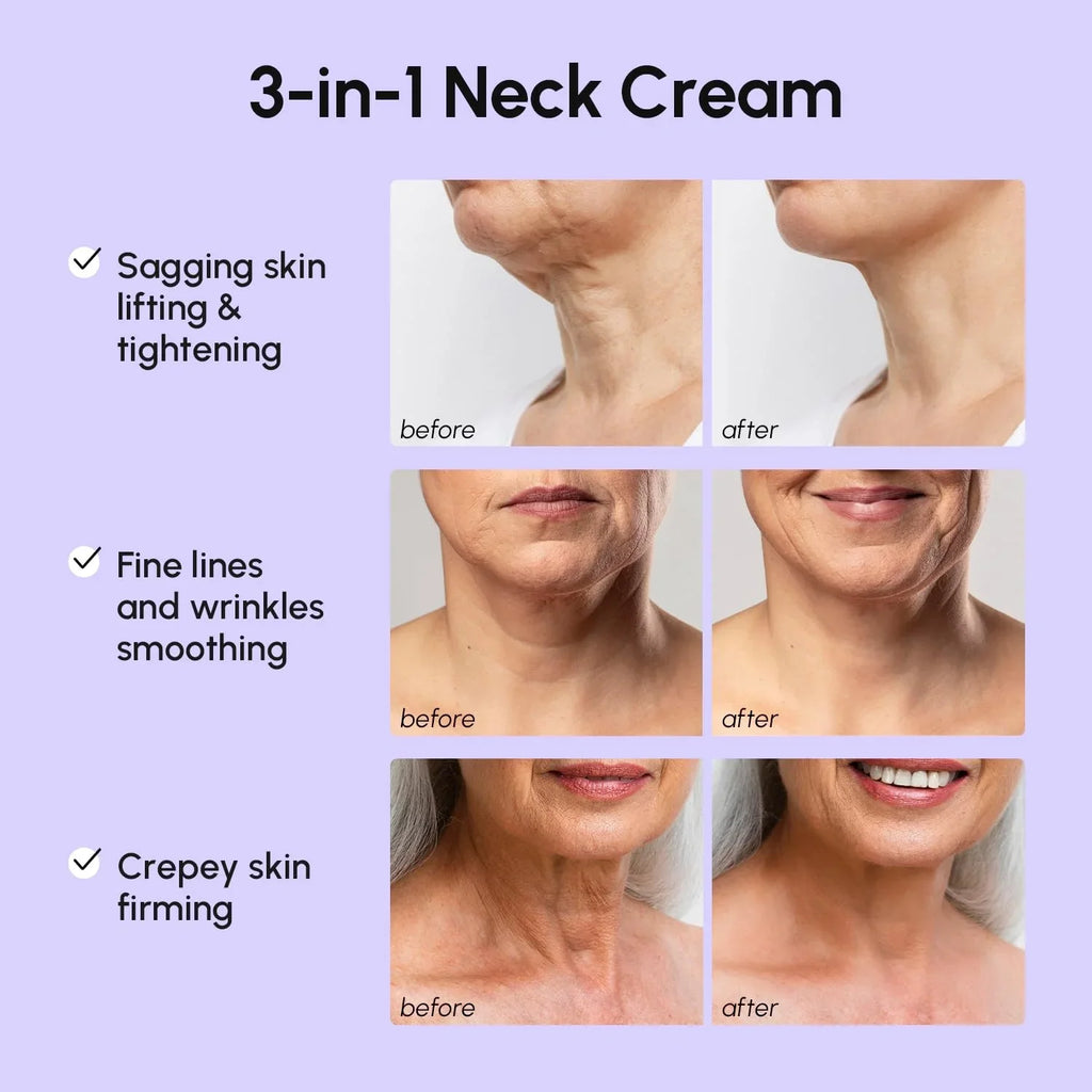 Retinol Neck Firming Cream with Built-in Massaging Applicator - Image 6