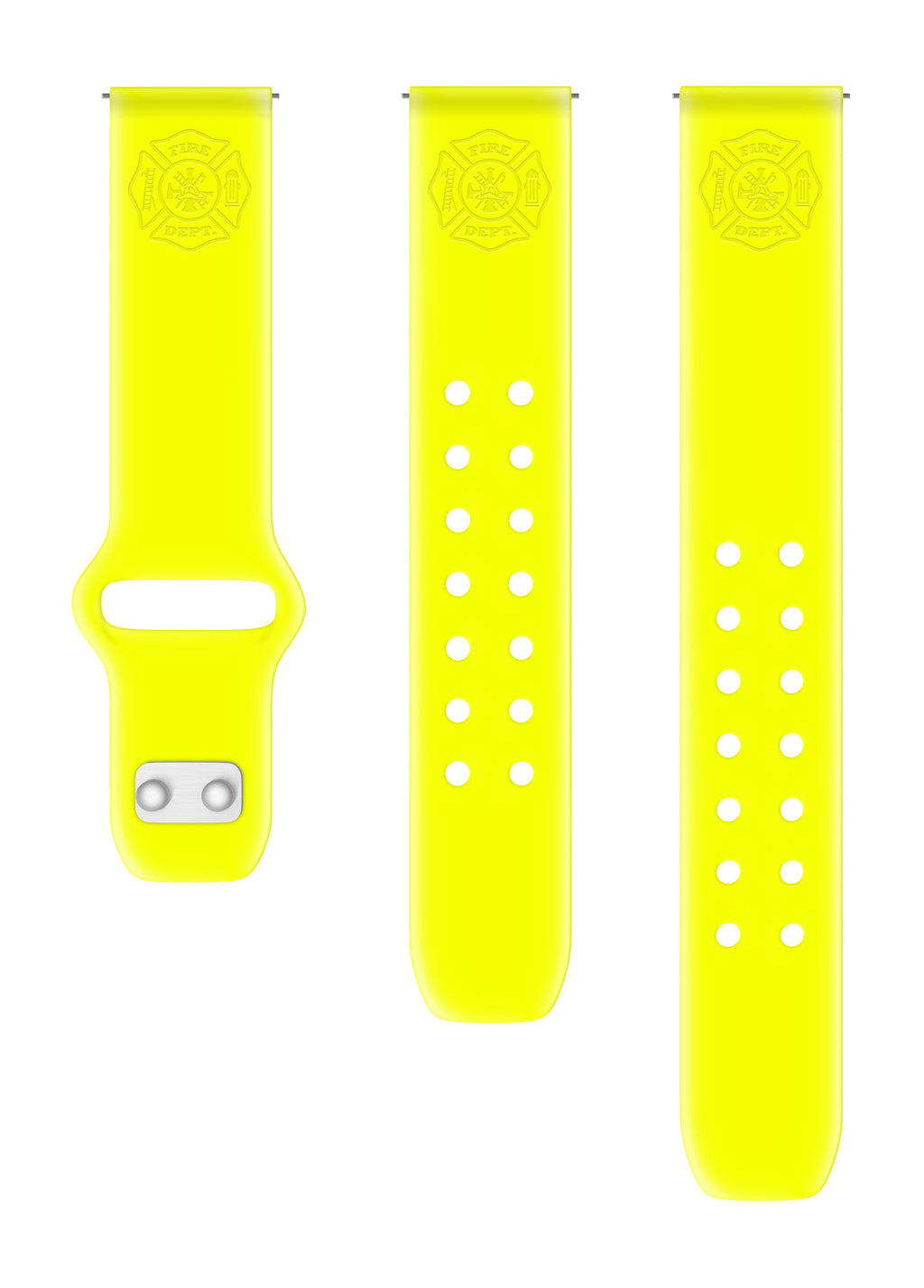 Firefighter First Responder  Watchband for Samsung, Garmin, Fossil, and More for Samsung, Garmin, Fossil, and More