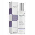 8.5 oz bottle of Neova Body Repair lotion featuring a minimalist white, silver, and purple design