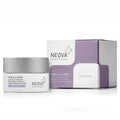 Neova Creme de la Copper packaging in silver, white, and lavender