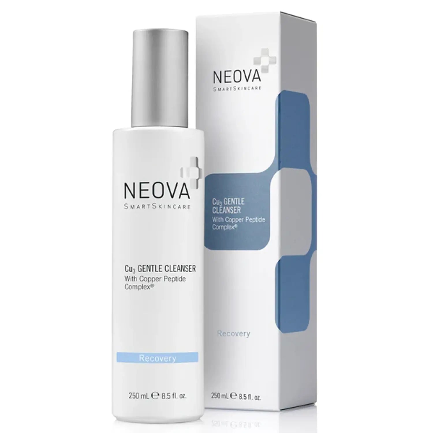 Bottle of Neova Cu3 Gentle Cleanser 8.5 Oz for sensitive skin
