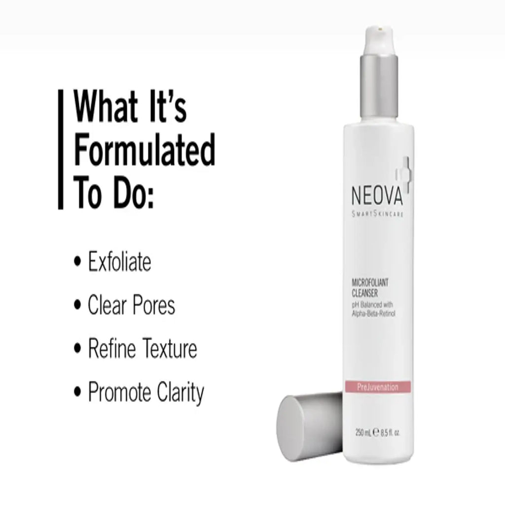 pH Balanced Alpha-Beta-Retinol Microfoliant Daily Face Cleanser