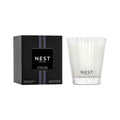 Premium glass jar candle with Cedar Leaf and Lavender fragrance label