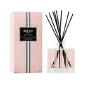 Nest New York Himalayan Salt & Rosewater Reed Diffuser with elegant glass bottle and reeds