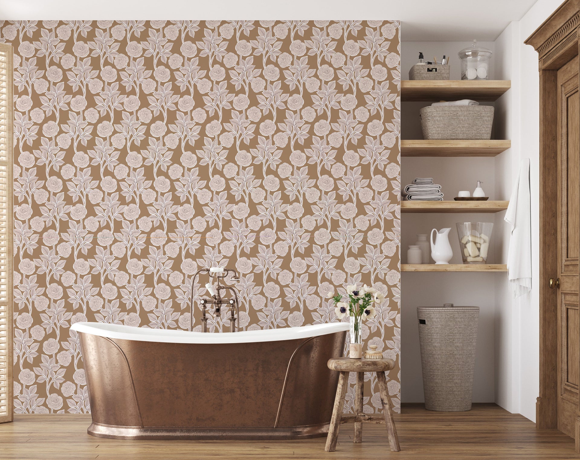 Mulberry Peel and Stick Removable Wallpaper by Gooseberry Moon