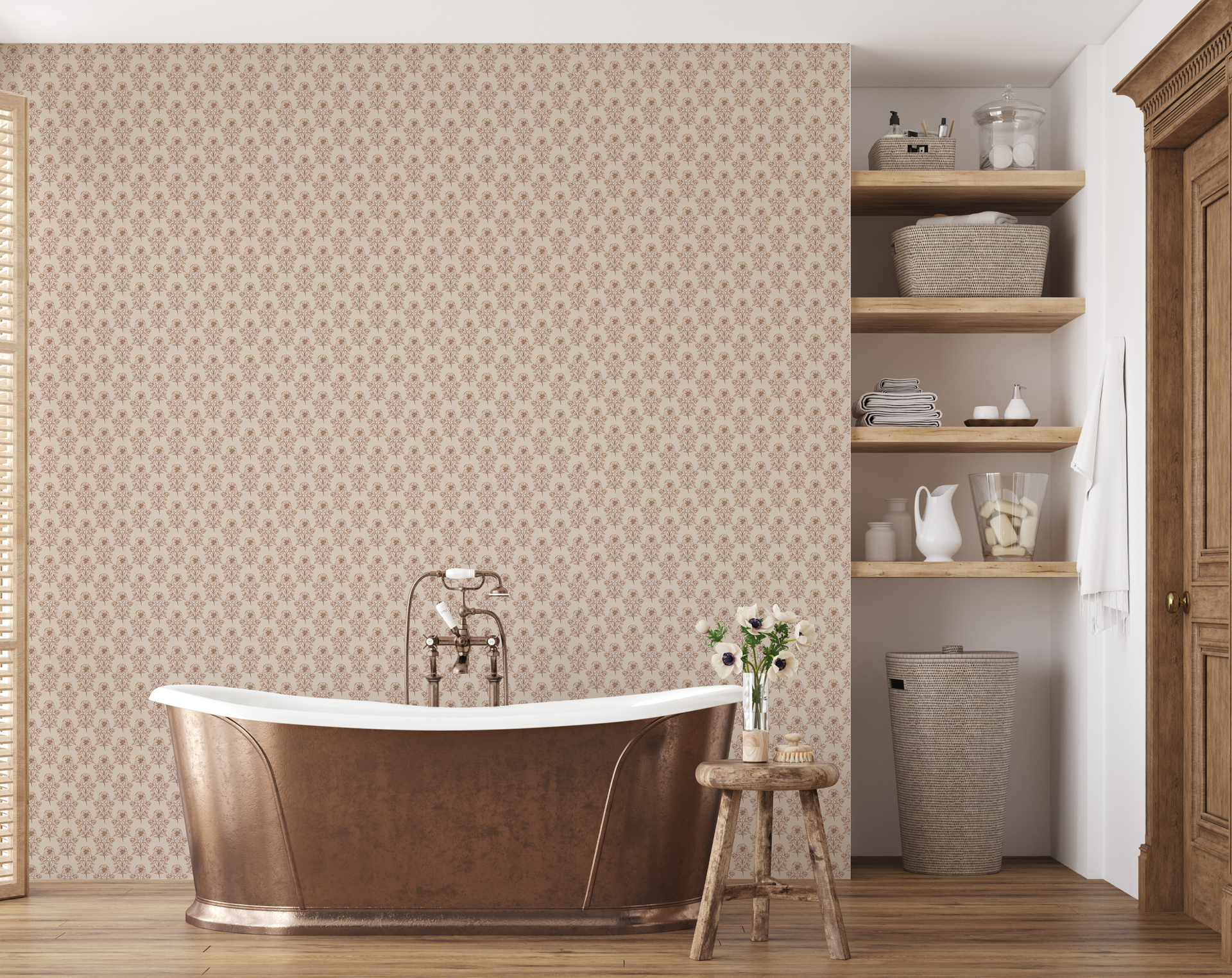 Jones Removable Peel and Stick Wallpaper by Taddy Mikelaites
