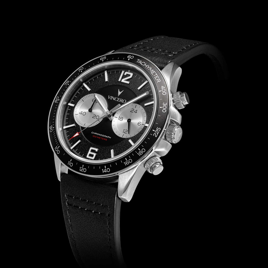 The Apex - Reverse Panda Chronograph Watch with 42mm Case
